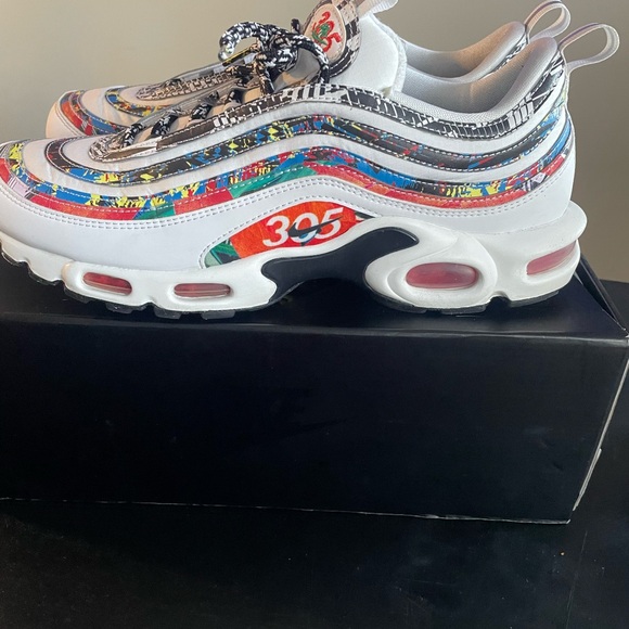 Nike Air Max 305 Multicolor Sneakers - Picture 1 of 7